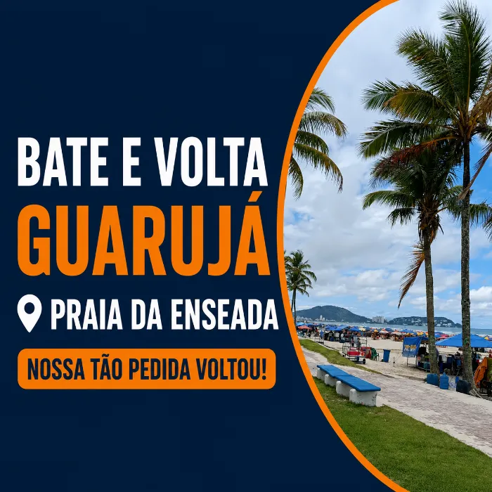 BATE E VOLTA - GUARUJA ENSEADA 